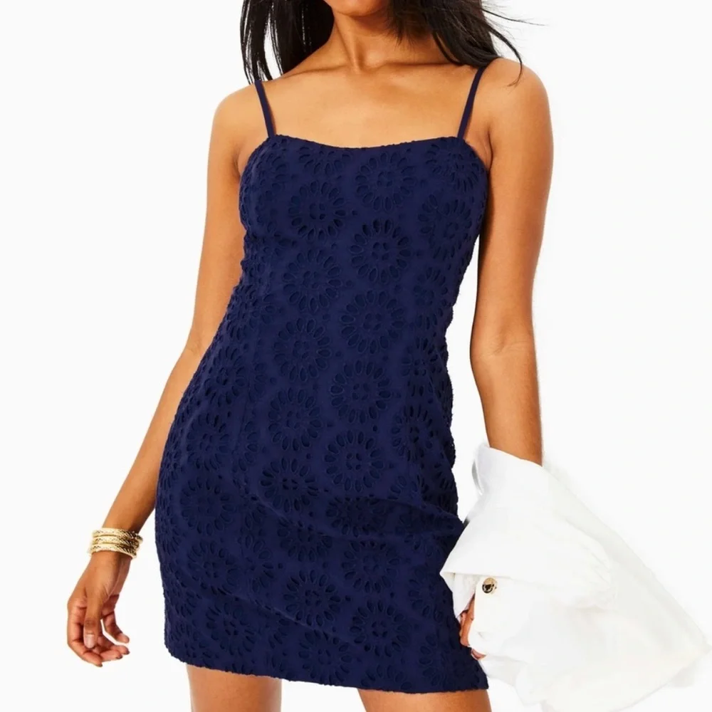 NWT Lilly Pulitzer Shelli Eyelet Mini Dress - Picture 1 of 4